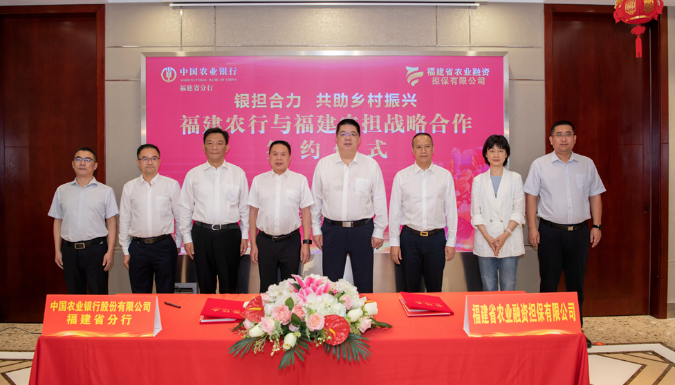 福建農(nóng)擔(dān)公司與農(nóng)行福建分行簽署戰(zhàn)略合作協(xié)議并召開銀擔(dān)合作推進(jìn)會